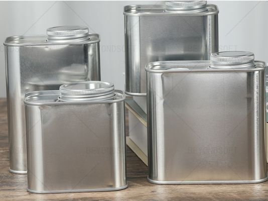 1L-5L boîtes rondes en métal parfaites pour la peinture et la sauce avec ou sans poignée