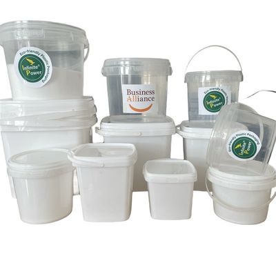 Boîtier en plastique transparent à emporter avec couvercle anti-tamper