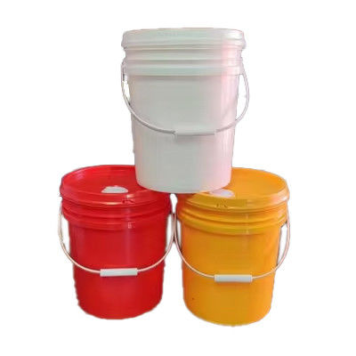 Bouteille en plastique de graisse de 5 gallons personnalisée avec poignée de couvercle et impression par transfert de chaleur