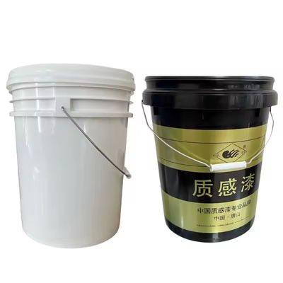 Bouteille en plastique de graisse de 5 gallons personnalisée avec poignée de couvercle et impression par transfert de chaleur