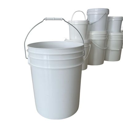 Personnaliser du polypropylène 20L 25L Bouteille en plastique rond contenant pour les cornichons et durable