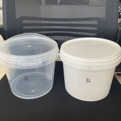 Bucket en plastique à couvercle ouvert et fermé facile en tailles 3L-25L pour des applications personnalisées