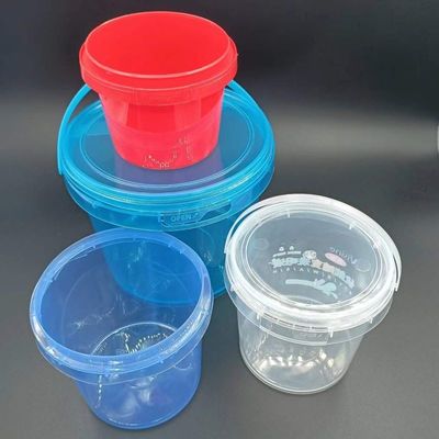 Personnaliser 32 oz Candy Container 1L Clear Bucket avec lumière LED Popcorn Bouteille en plastique