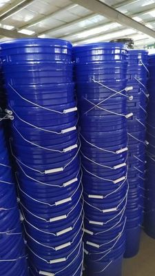 20L 25L Bouteille en plastique de forme ronde avec couvercle pour la pâte en poudre de ciment et de la peinture d'émulsion
