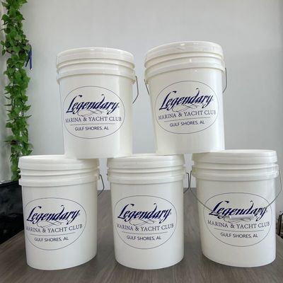 5 Gal Bouteille ronde Seau en plastique