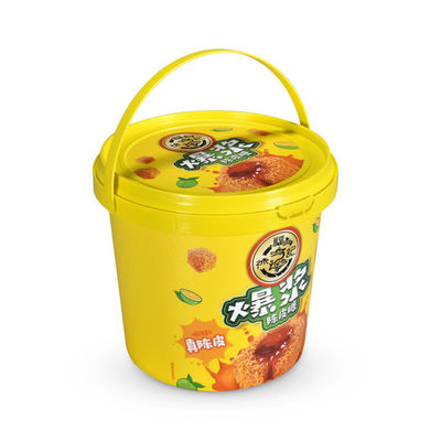 Yogourt Douceur Cuve en plastique Seau 300 ml 500 ml 1 litre Contenant blanc avec couvercle