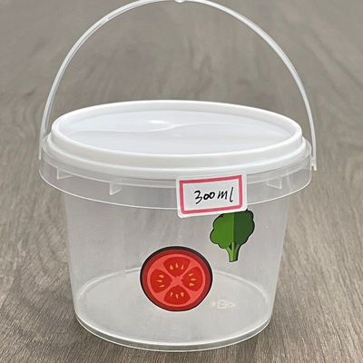 Prix d'usine Seau en plastique 1L 2L 3L 4L 5L Contenant alimentaire