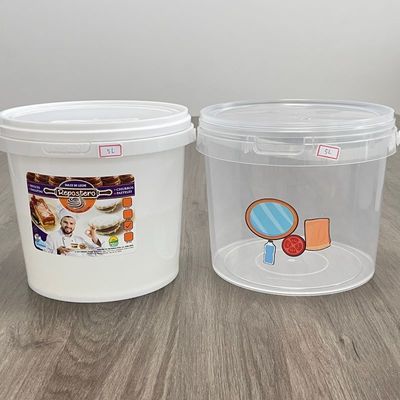 Prix d'usine Seau en plastique 1L 2L 3L 4L 5L Contenant alimentaire