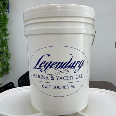 5 Gal Bouteille ronde Seau en plastique